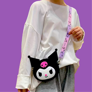 Sanrio Kuromi Adjustable Crossbody Handbag NWT Hello Kitty